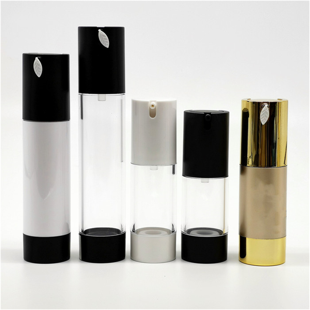 Black Pump Airless Bottle|BY041